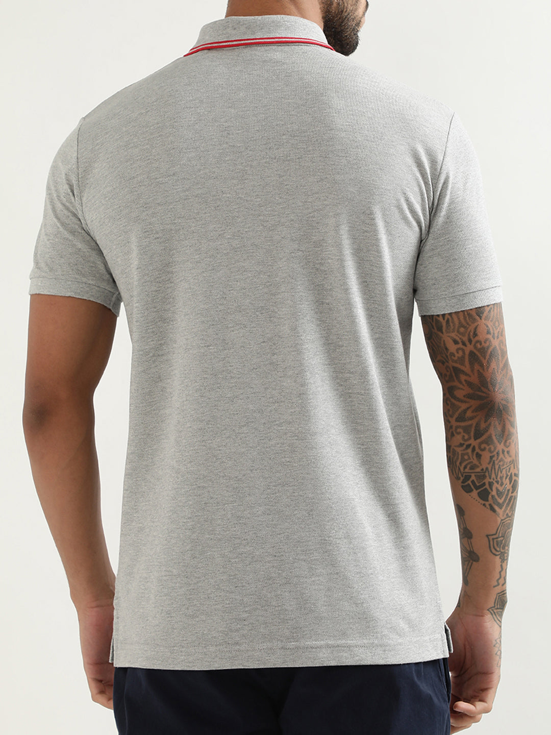 Gant Grey Regular Fit Polo T-Shirt