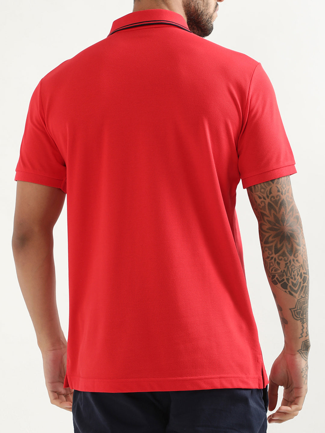 Gant Red Regular Fit Polo T-Shirt