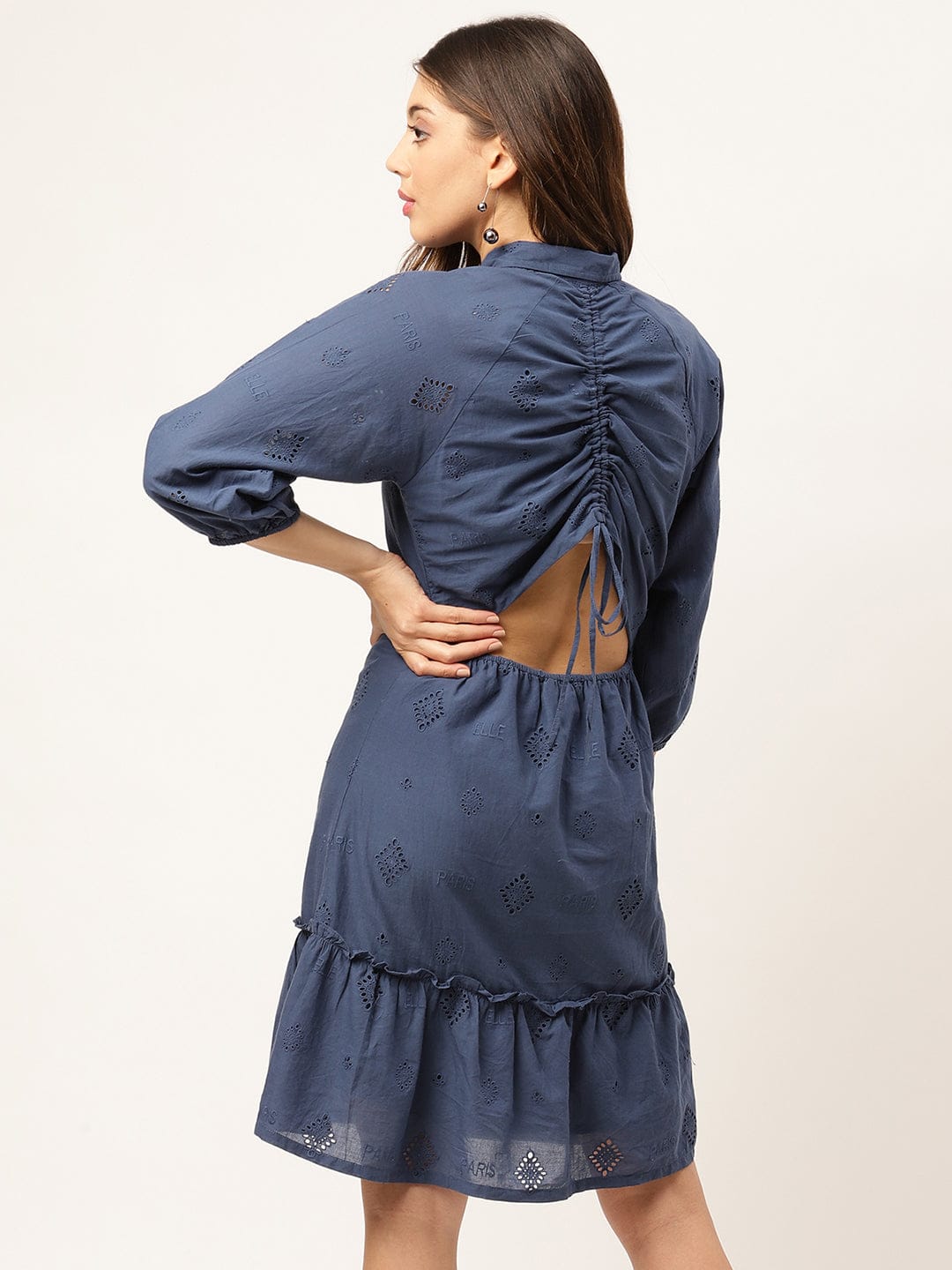 Elle Women Blue Dress