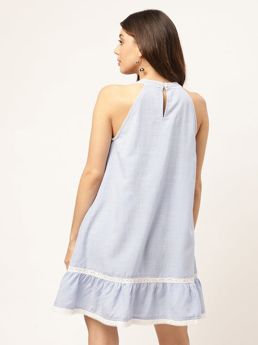 Elle Women Blue Dress