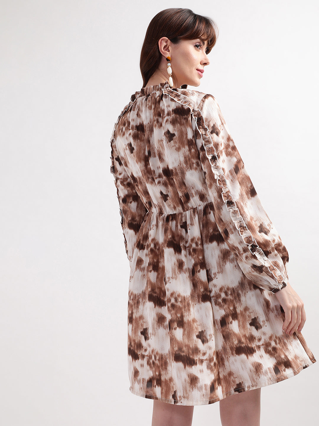 Centre Stage Women Multi Printed Collar Dress