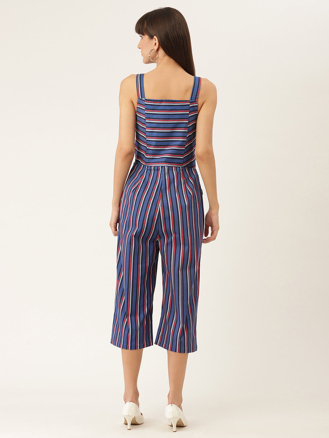 Elle Women Multi Printed Round Neck Jumpsuit