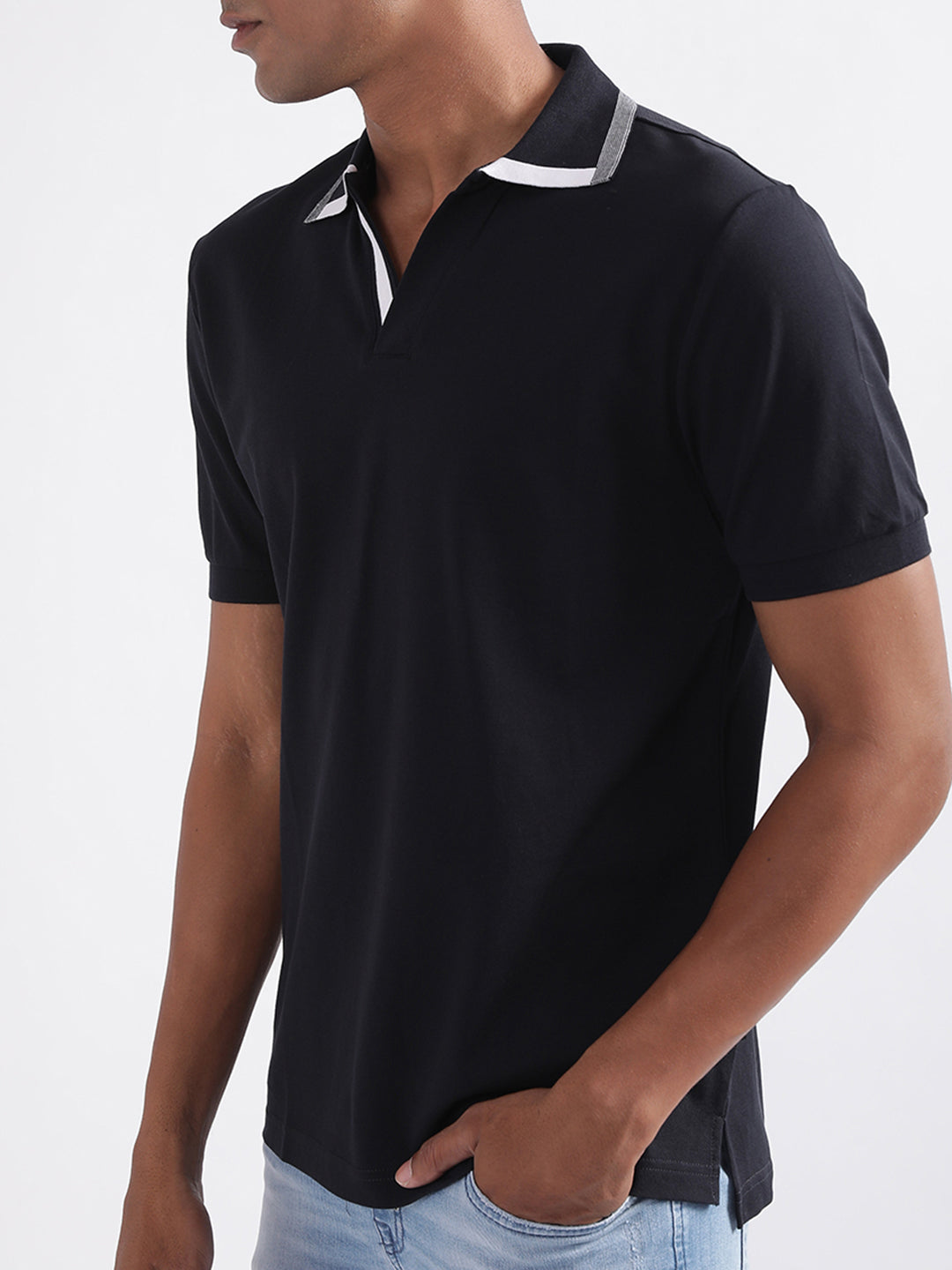 Antony Morato Navy Regular Fit Polo T-Shirt