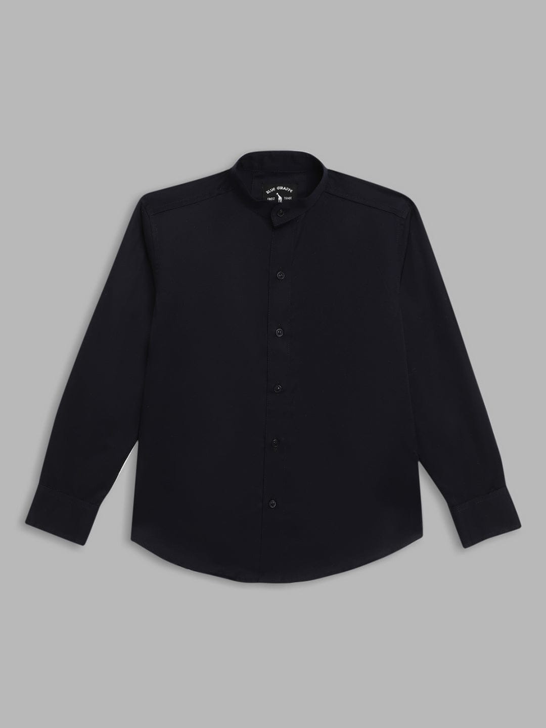 Blue Giraffe Boys Mandarin Collar Waist Coat