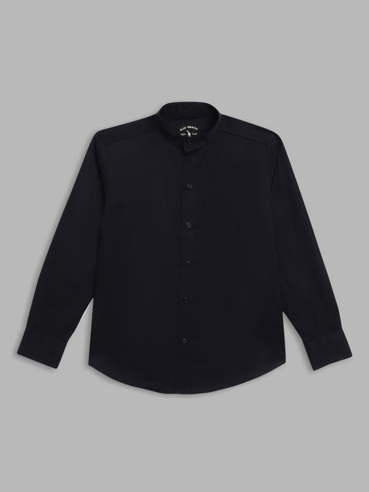 Blue Giraffe Boys Mandarin Collar Waist Coat