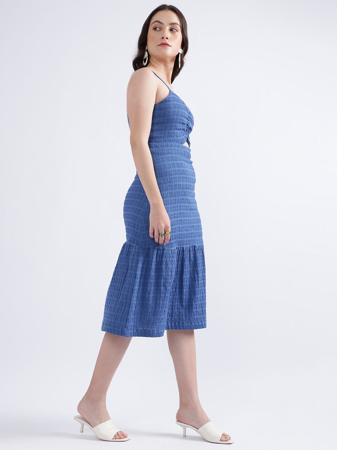 Elle Women Blue Dress