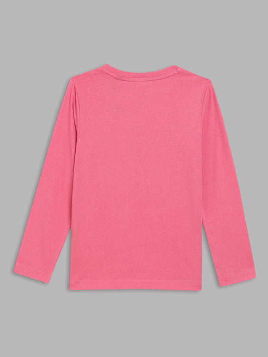 Gant Kids Pink Logo Regular Fit T-Shirt