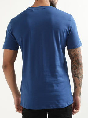 Antony Morato Men Typography Printed Slim Fit Cotton T-shirt