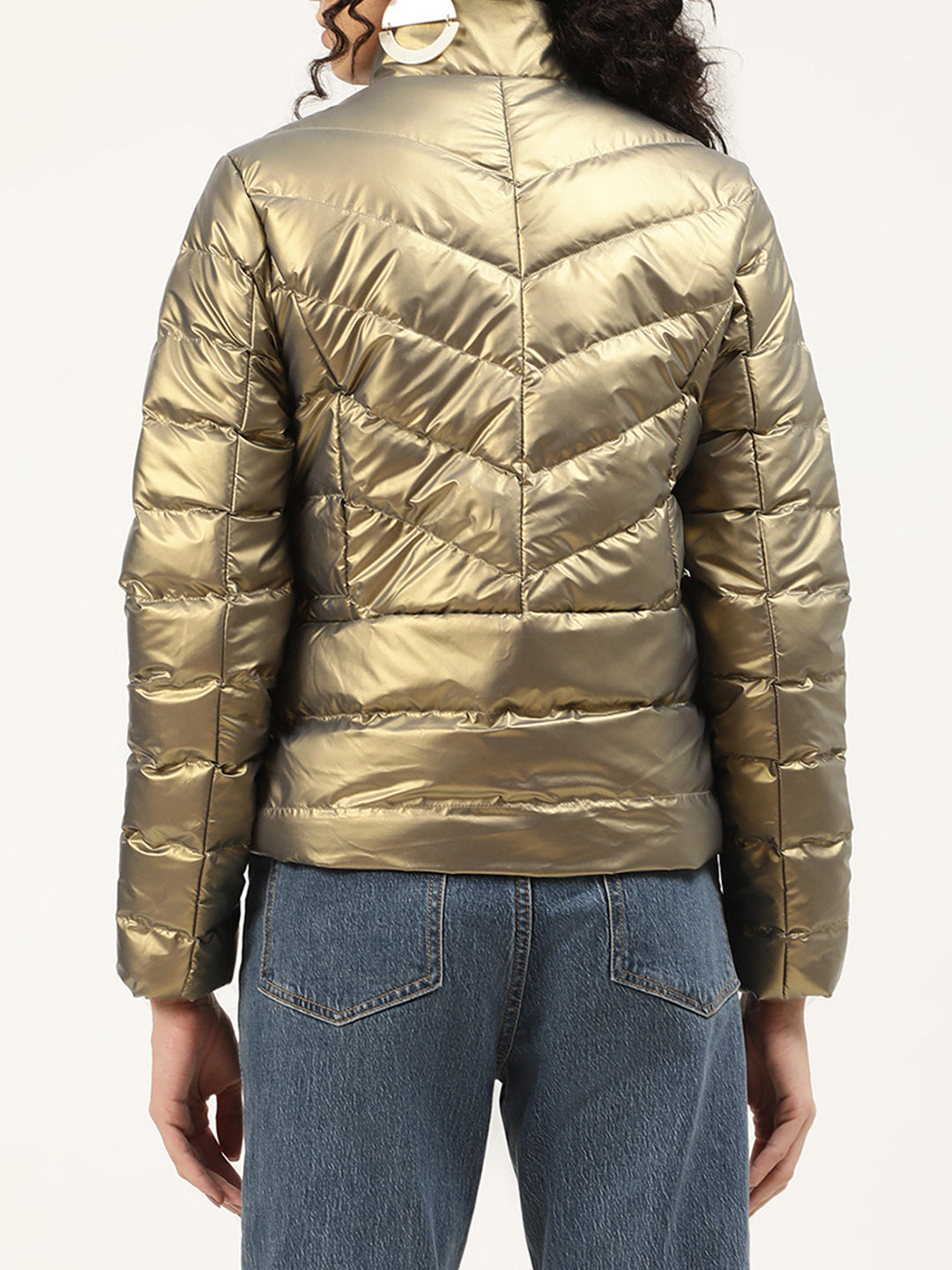 Centre Stage Women Grey Solid Jacket