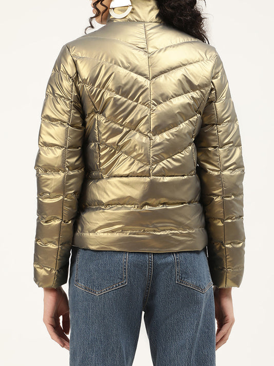 Centre Stage Women Grey Solid Jacket