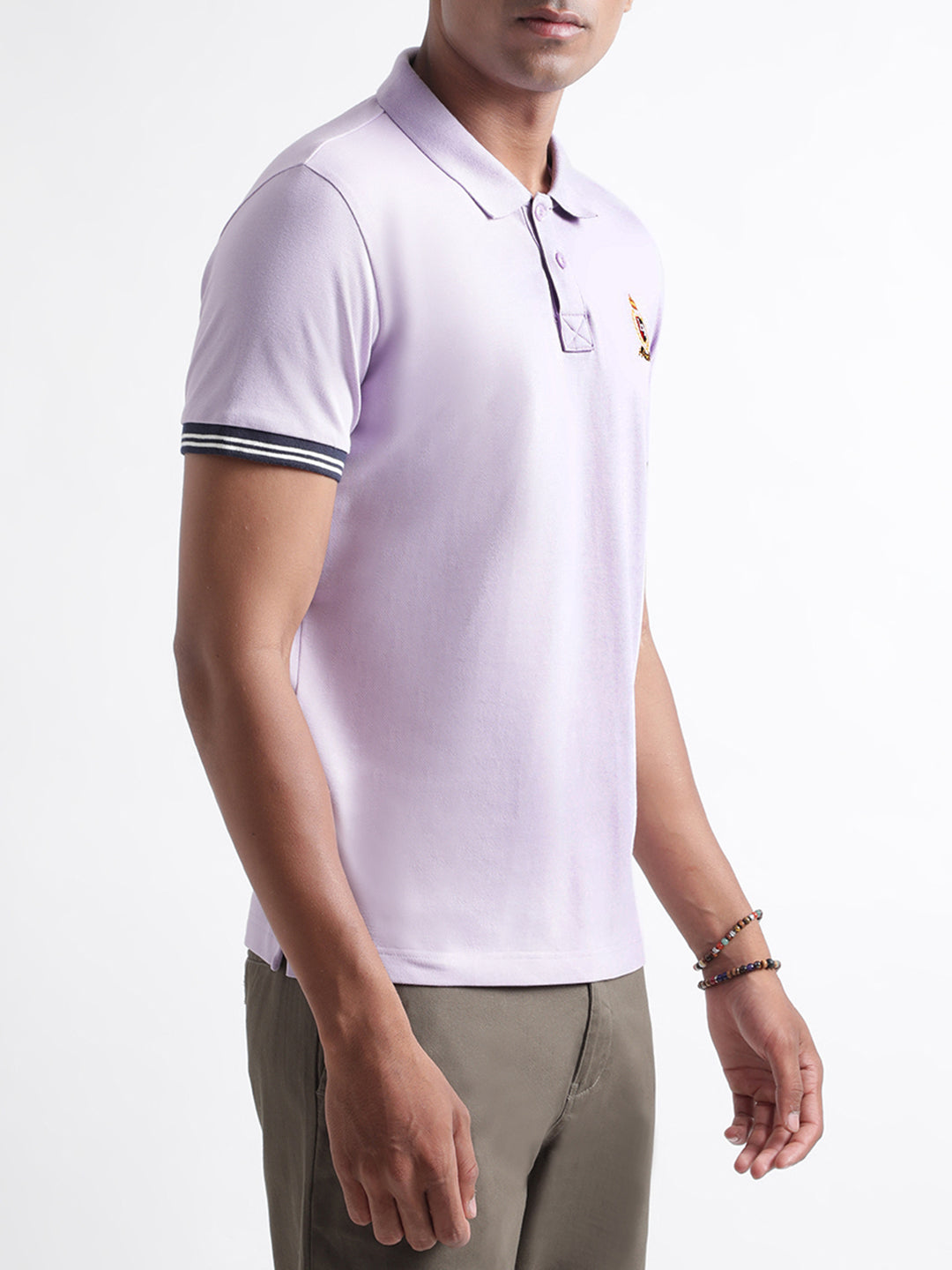 Iconic Lilac Regular Fit Polo T-Shirt