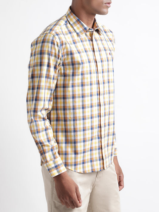Iconic Multi Checked Regular Fit Shirt