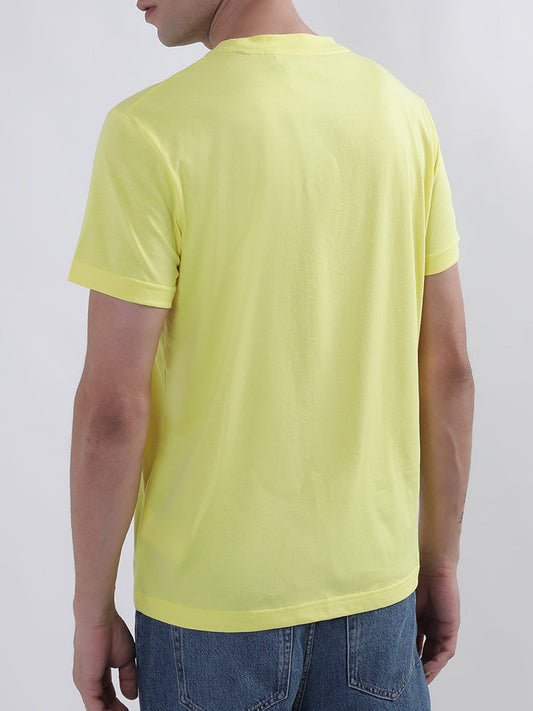 Gant Yellow Logo Regular Fit T-Shirt