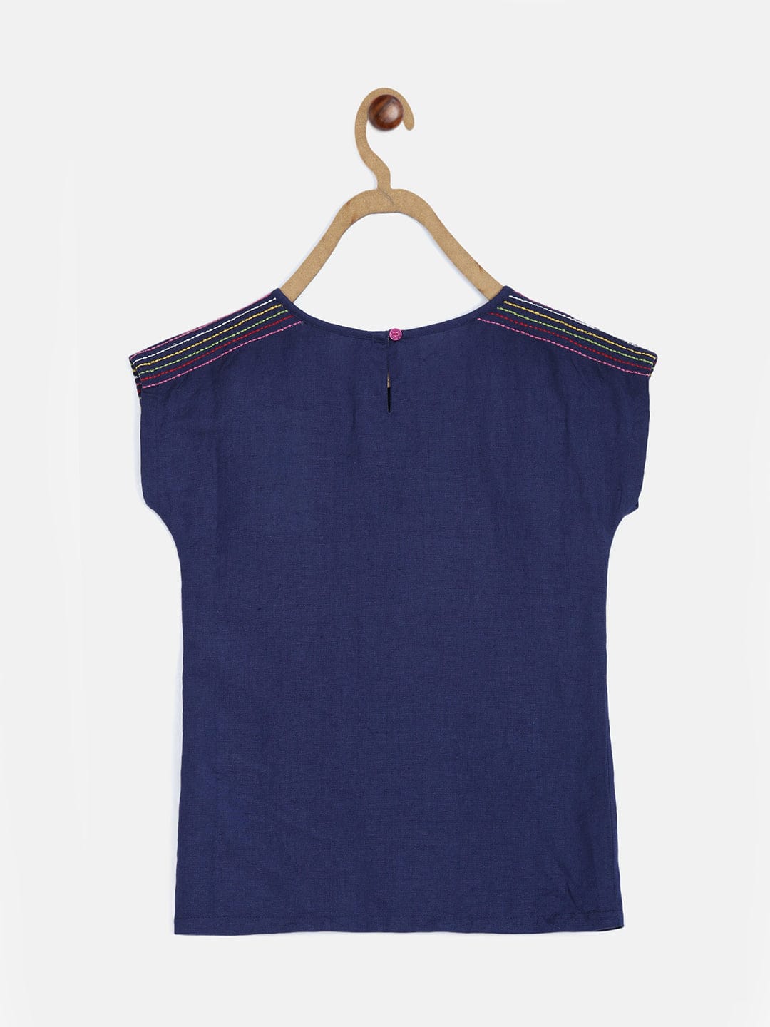 Blue Giraffe Girls Top