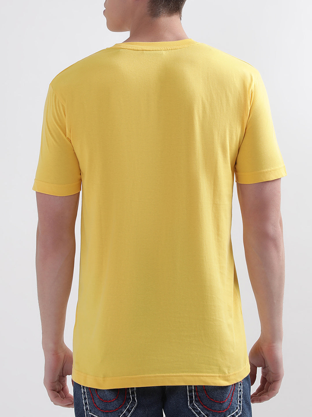 Gant Yellow Retro Crest Logo Regular Fit T-Shirt