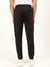 Lindbergh Men Black Solid Relaxed Fit Sweatpant