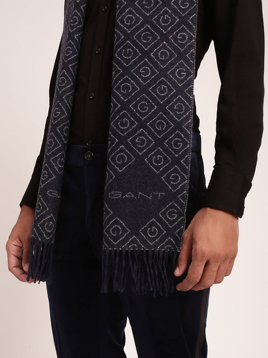 Gant Men Blue Scarf
