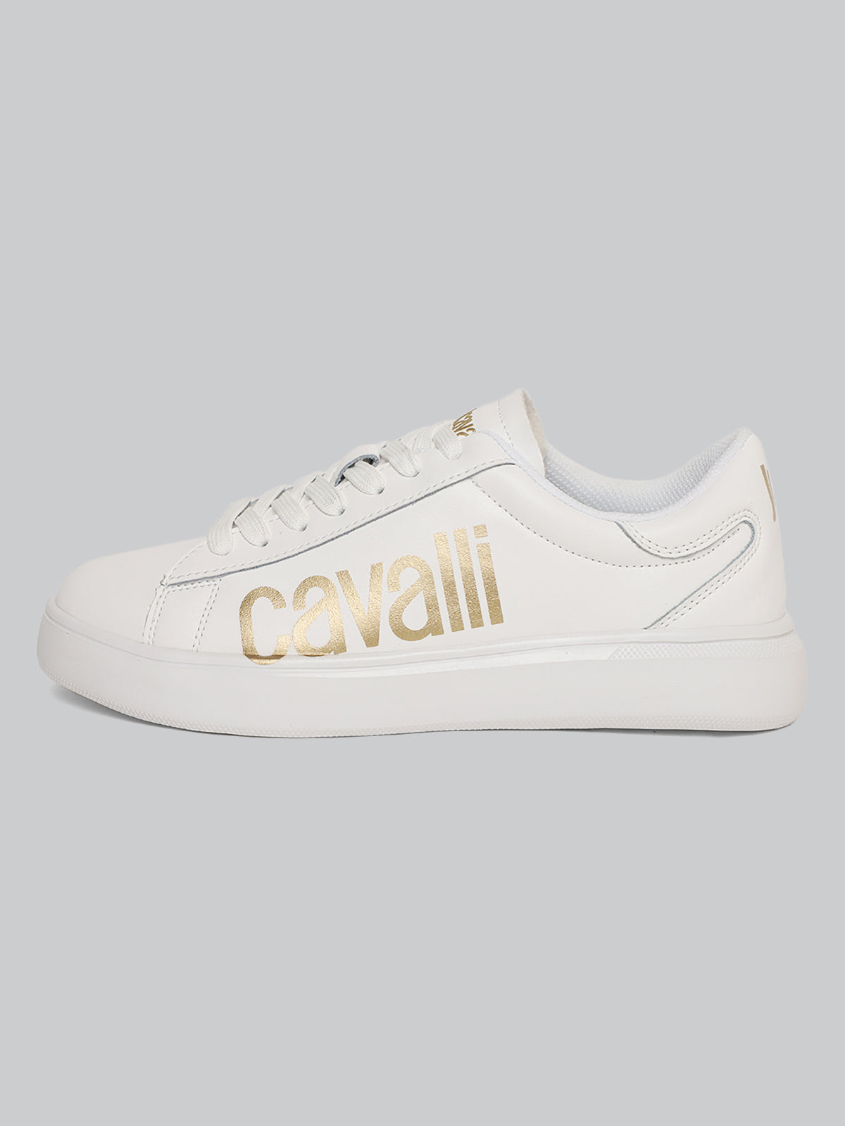 Just Cavalli Women White Sneakers