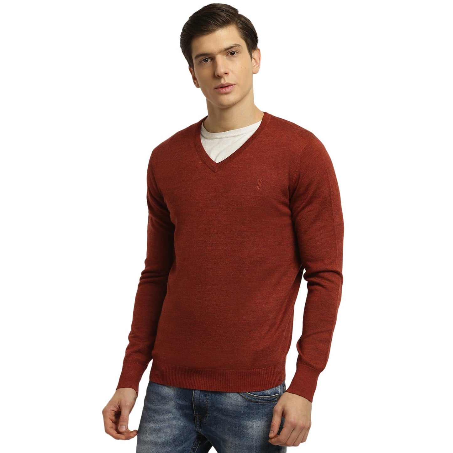 Bruun & Stengade Men Black V Neck Sweater