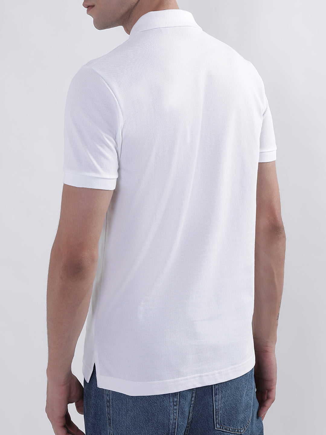 Gant White Regular Fit Polo T-Shirt