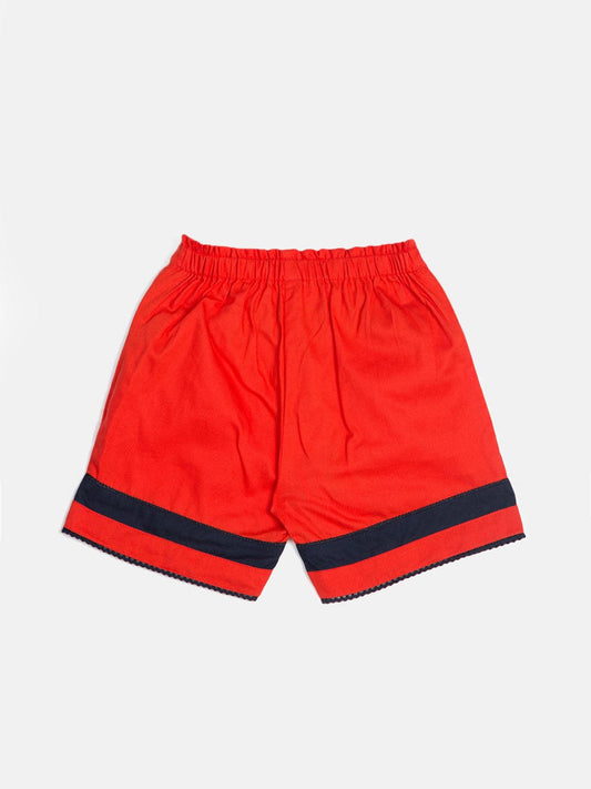 Blue Giraffe Girls Shorts