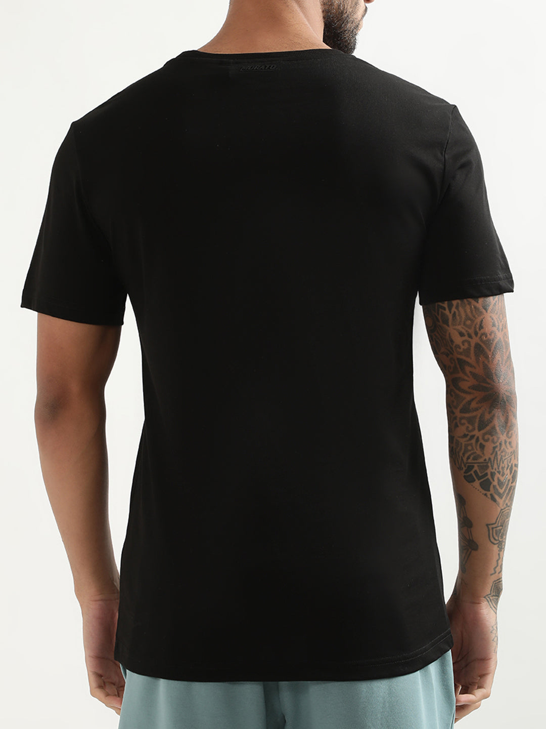 Antony Morato Black Printed Slim Fit T-Shirt