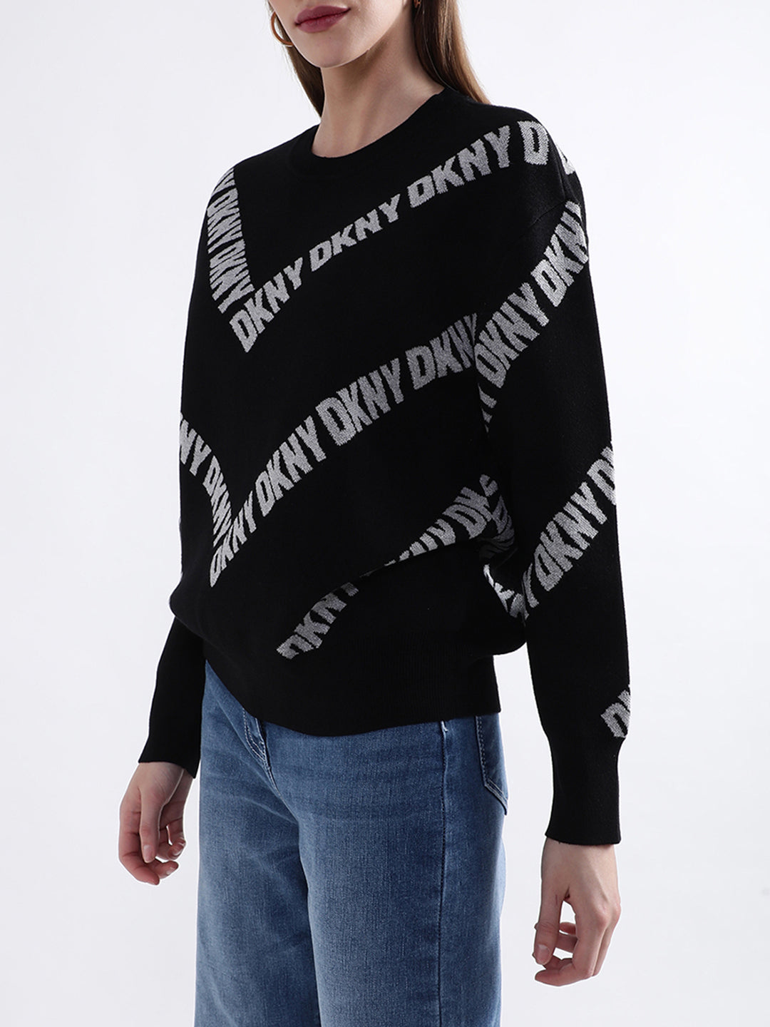 Shop DKNY Women Black Sweater Online – Iconic India