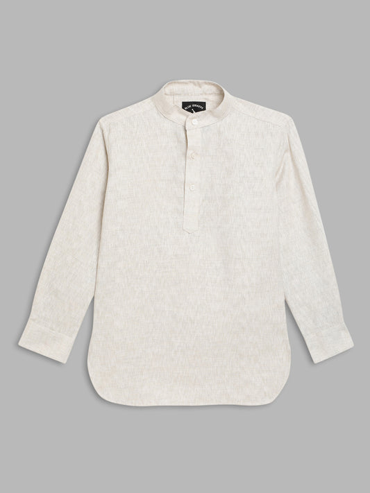 Blue Giraffe Boys Mandarin Collar Bandi Set