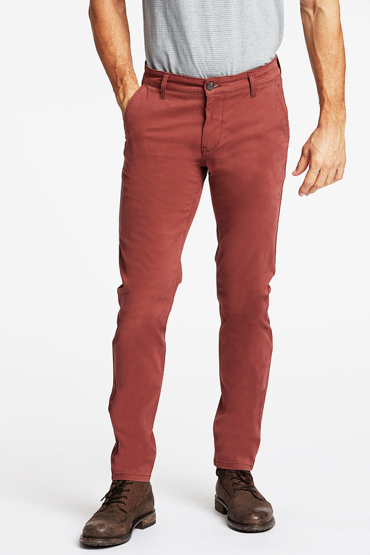 Lindbergh Men Red Solid Slim Fit Trouser