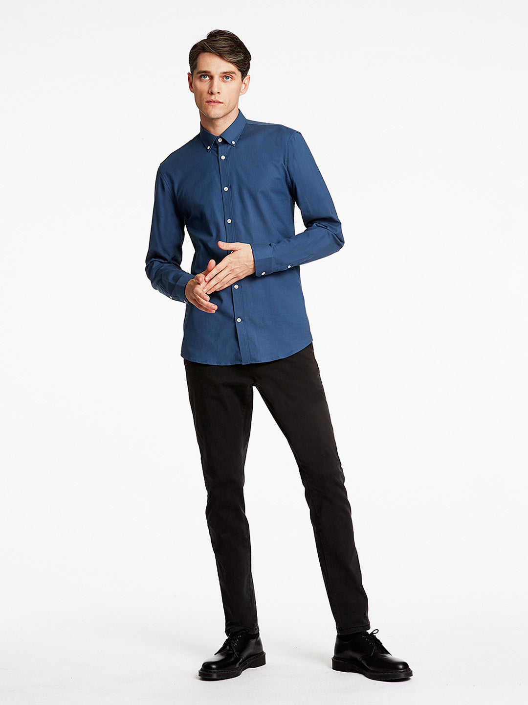 Lindbergh Blue Slim Fit Shirt
