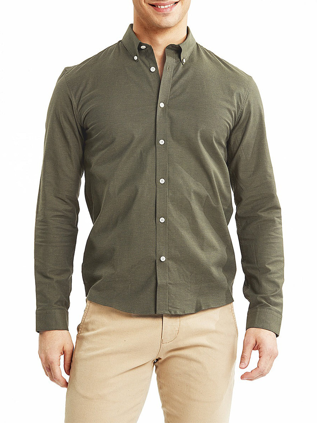 Lindbergh Green Slim Fit Shirt
