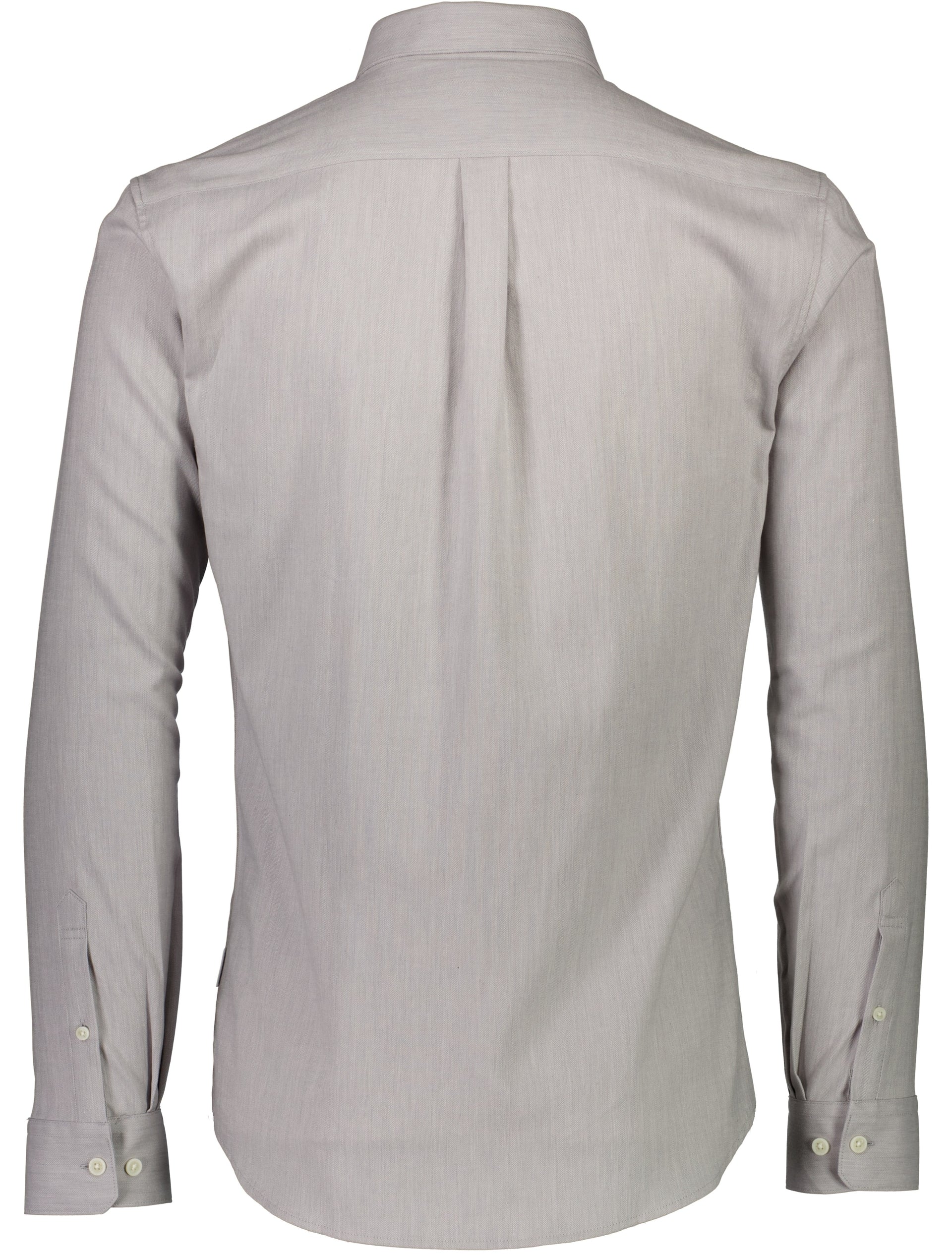 Lindbergh Grey Striped Slim Fit Shirt