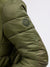 Lindbergh Men Green Solid Stand Collar Full Sleeves Jacket