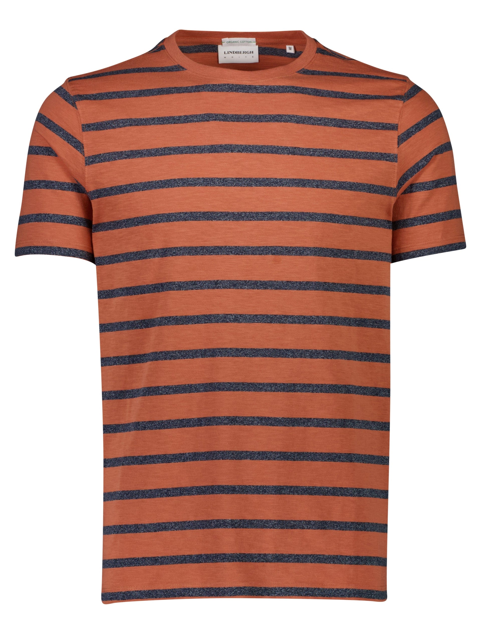 Lindbergh Men Striped Round Neck Tshirt