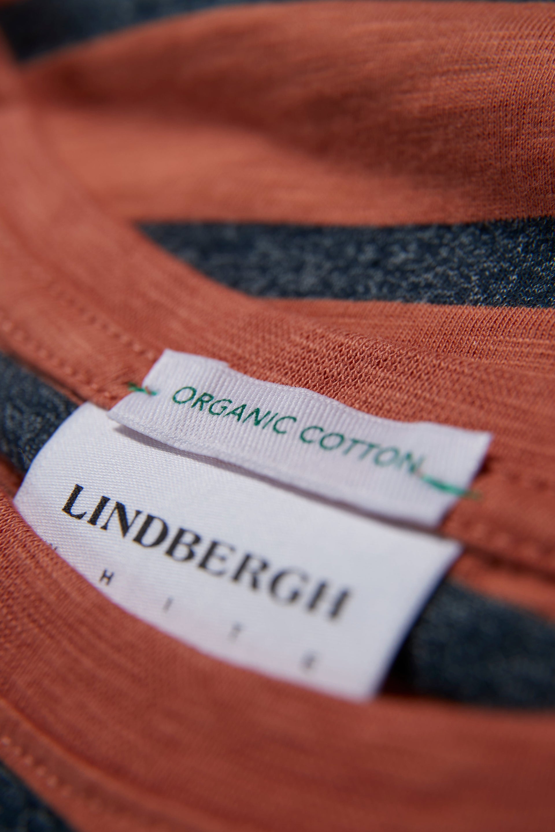 Lindbergh Men Striped Round Neck Tshirt