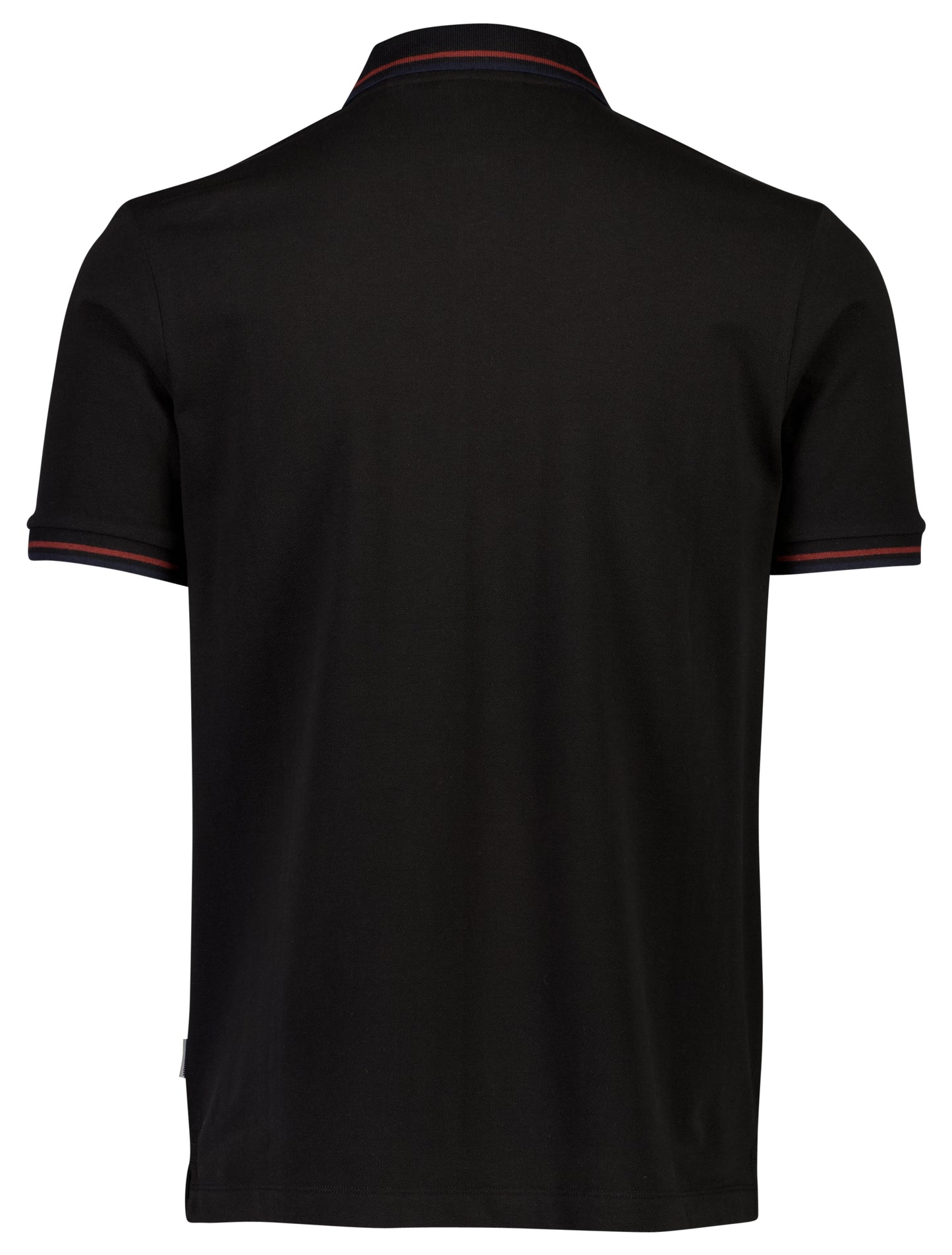 Lindbergh Black Slim Fit Polo T-Shirt