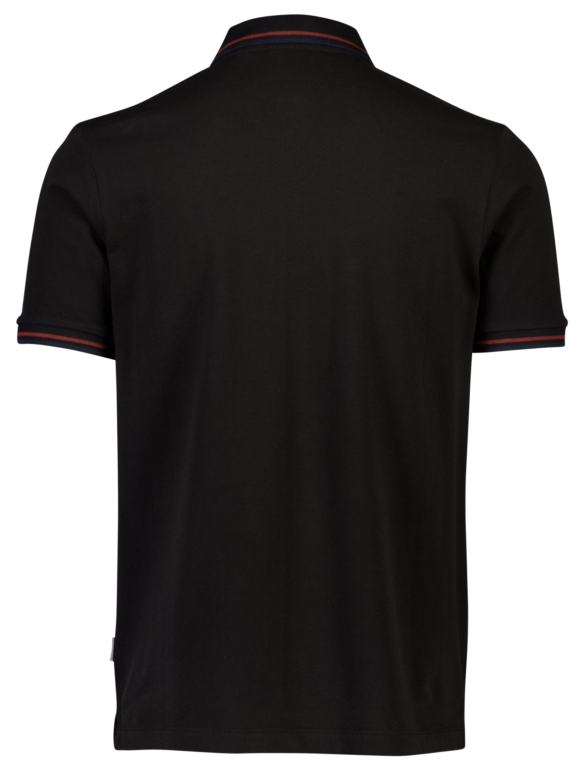 Lindbergh Black Slim Fit Polo T-Shirt
