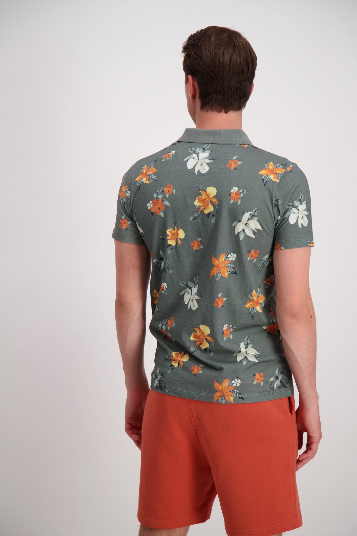 Lindbergh Men Printed Polo Tshirt