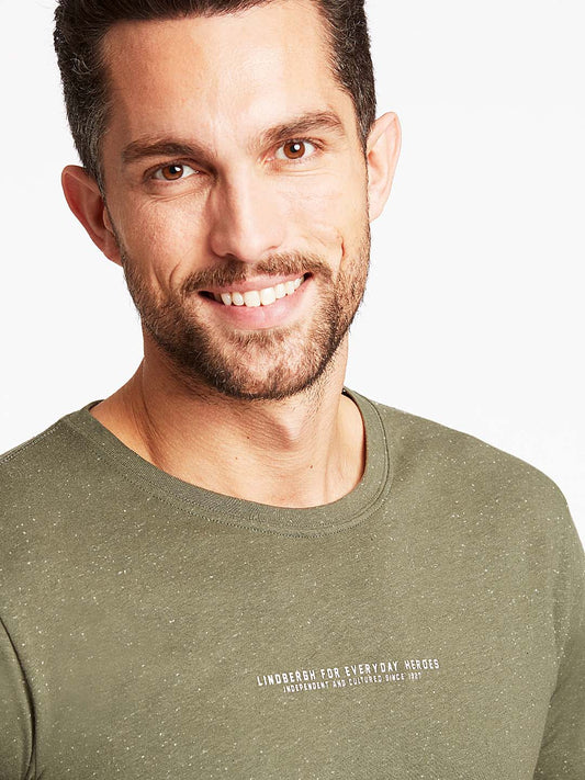 Lindbergh Green Relaxed Fit T-Shirt
