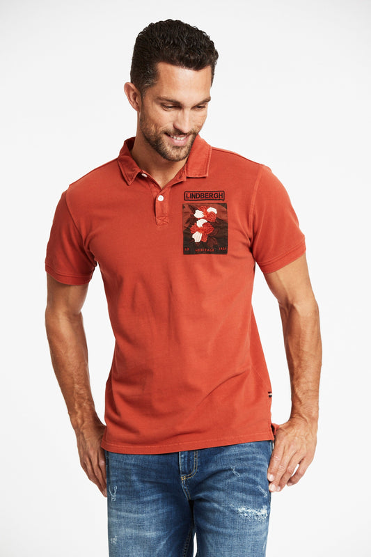 Lindbergh Men Solid Polo Tshirt