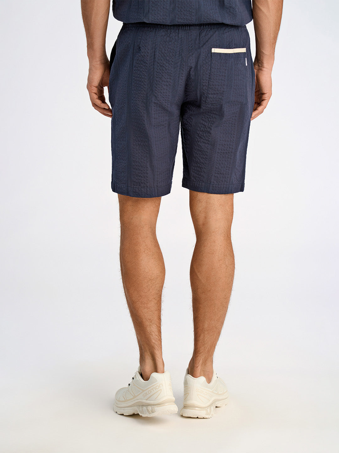 Lindbergh Men Blue Relaxed Fit Solid Shorts