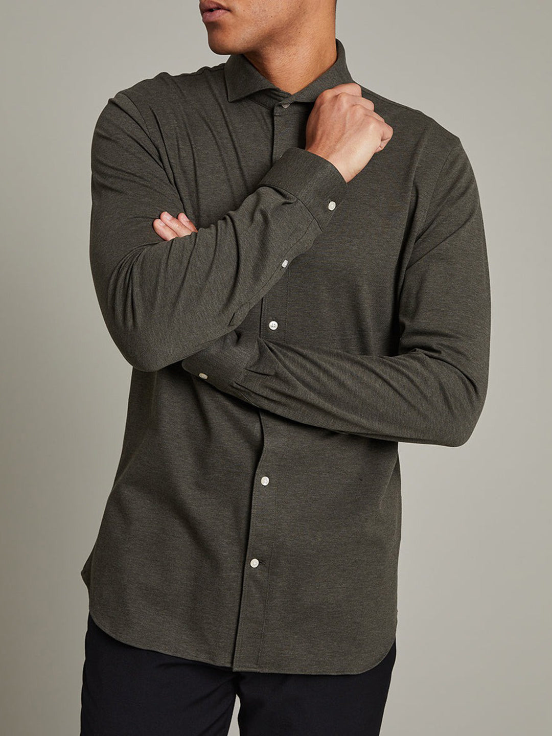 Matinique Olive Regular Fit Shirt