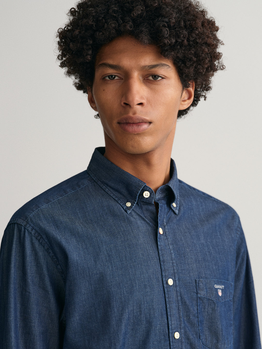 Gant Navy Regular Fit Shirt
