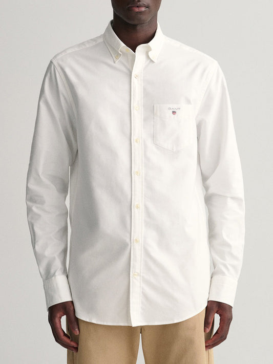 Gant White Oxford Regular Fit Shirt