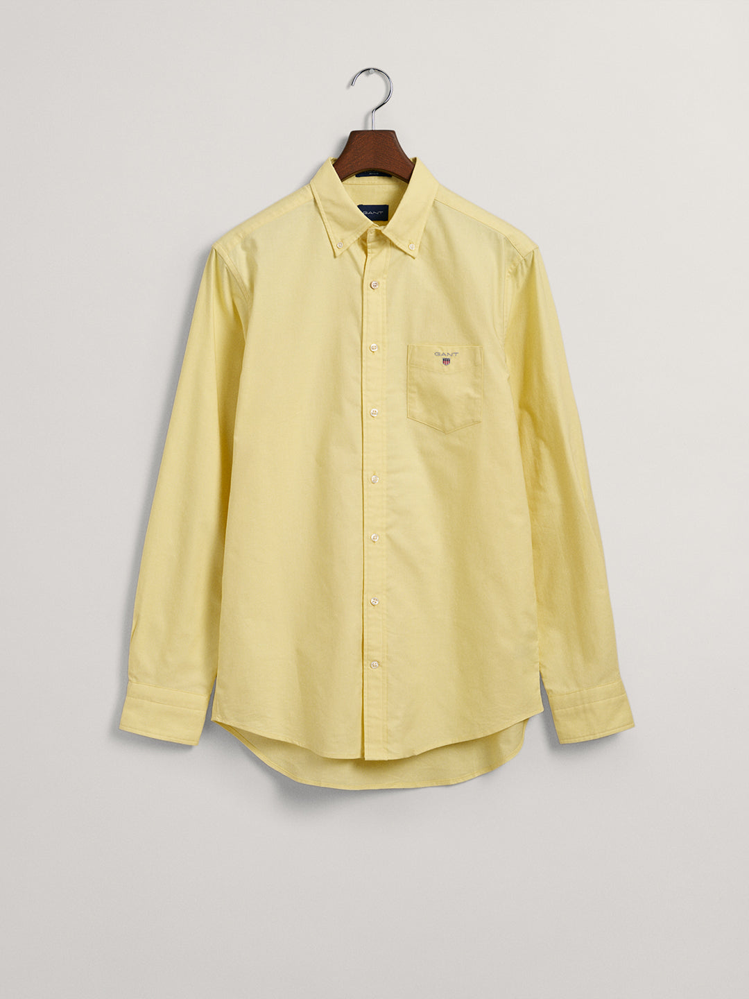 Shop Gant Yellow Oxford Regular Fit Shirt Online – Iconic India