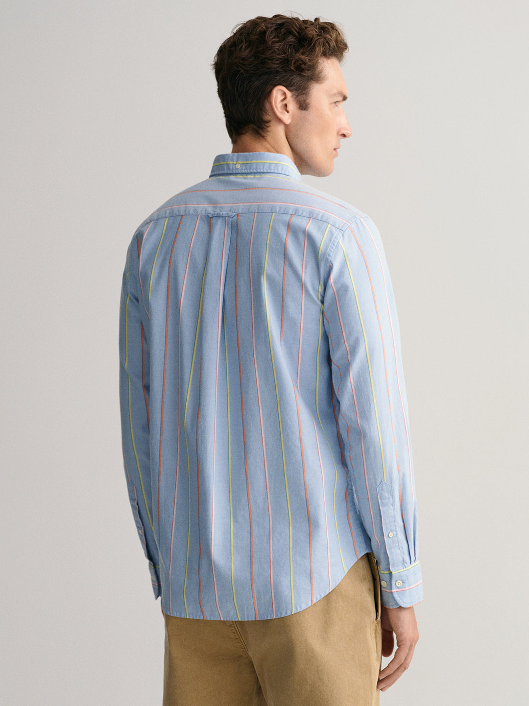 Gant Blue Oxford Striped Regular Fit Shirt