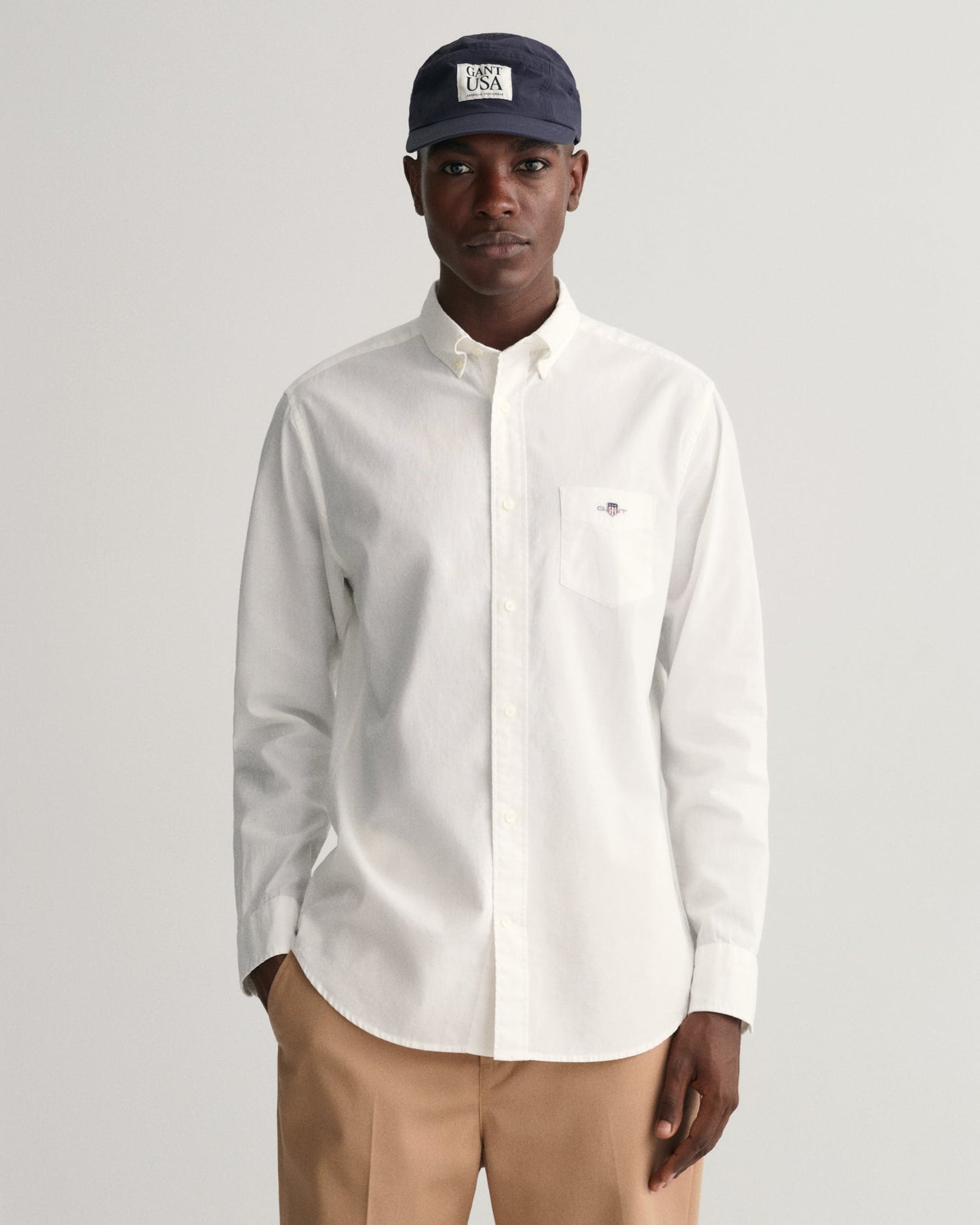 Gant White Regular Fit Shirt