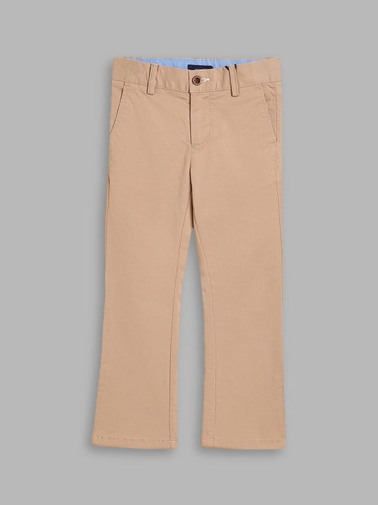 Gant Boys Brown Cotton Trouser