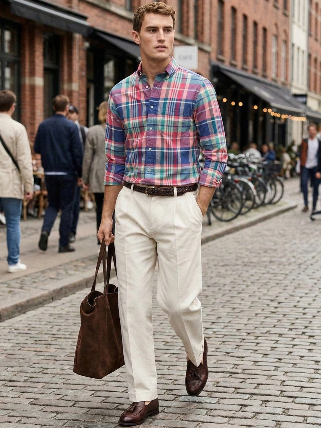 Gant Men Multicolour Checked Cotton Shirt