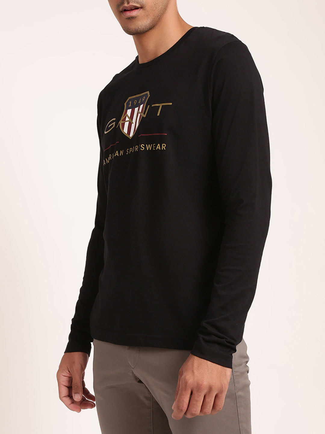 Gant Black Logo Regular Fit T-Shirt